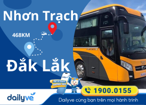 Vé xe từ Nhơn Trạch đi Đắk Lắk
