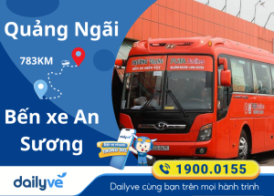 Vé xe từ Quảng Ngãi đi Bến xe An Sương