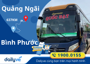 Vé xe từ Quảng Ngãi đi Bình Phước