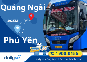 Vé xe từ Quảng Ngãi đi Phú Yên