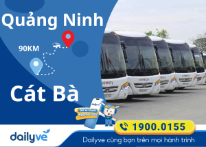Vé xe từ Quảng Ninh đi Cát Bà