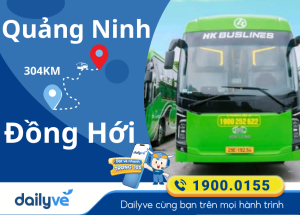 Vé xe từ Quảng Ninh đi Đồng Hới