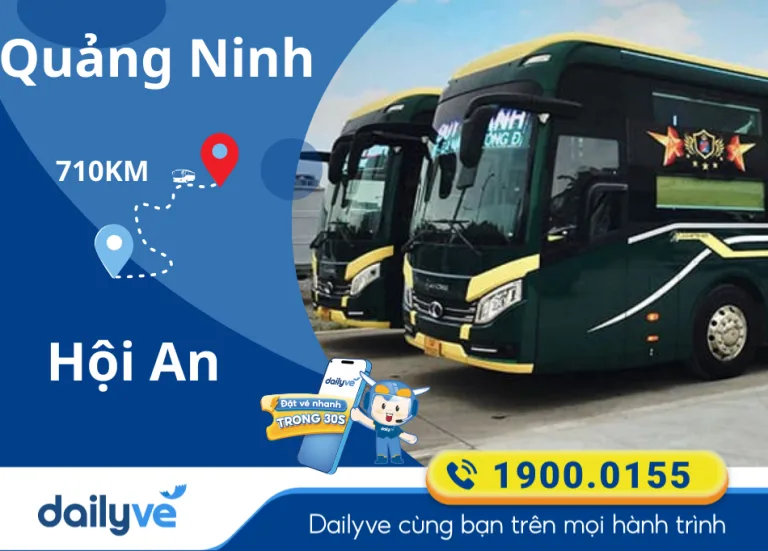 Vé xe từ Quảng Ninh đi Hội An