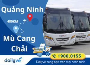 Vé xe từ Quảng Ninh đi Mù Cang Chải