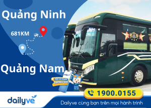 Vé xe từ Quảng Ninh đi Quảng Nam