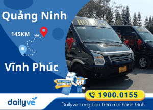 vé xe từ Quảng Ninh đi Vĩnh Phúc