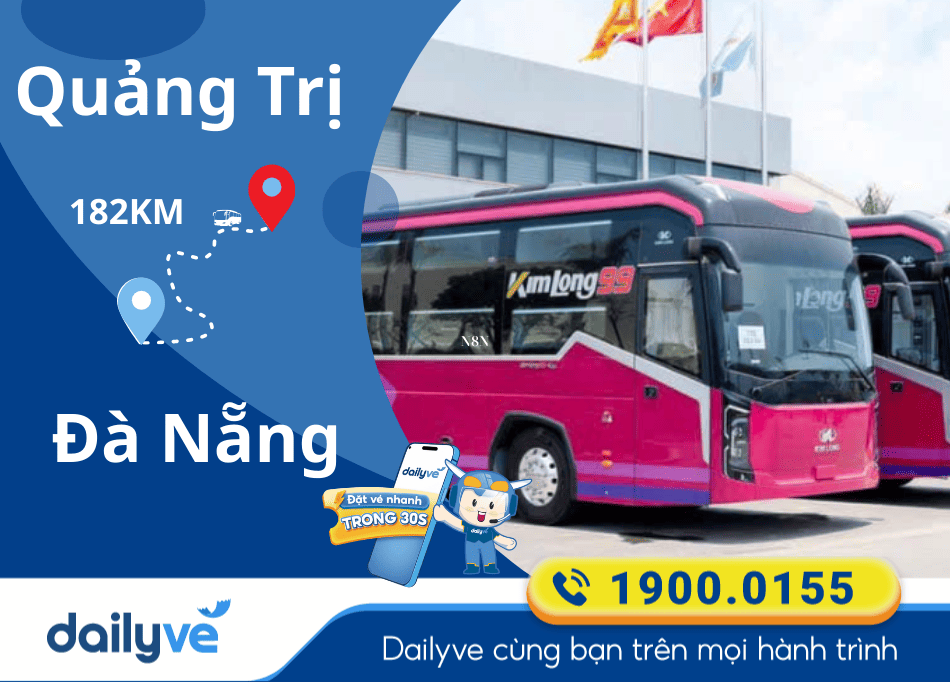 Vé xe Limousine từ Quảng Trị đi Đà Nẵng
