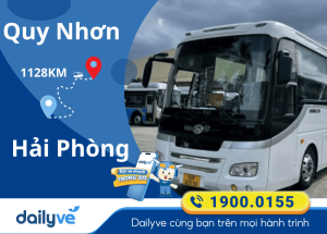 Vé xe từ Quy Nhơn đi Hải Phòng