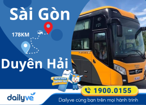 Vé xe từ Sài Gòn đi Duyên Hải