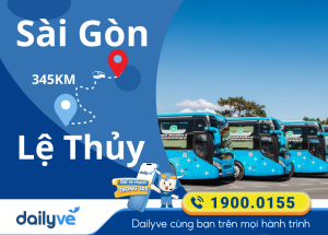 Vé xe từ Sài Gòn đi Lệ Thủy