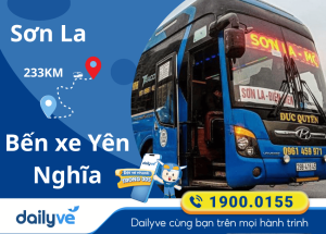 Vé xe tử Sơn La đi Bến xe Yên Nghĩa