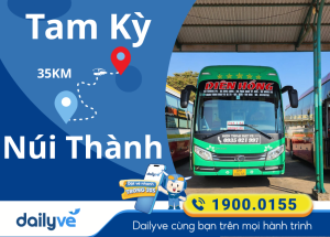 Vé xe từ Tam Kỳ đi Núi Thành