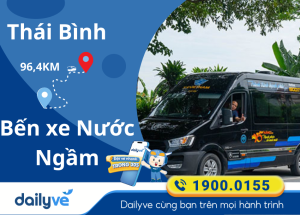 Vé xe từ Thái Bình đi Bến xe Nước Ngầm