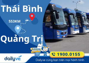 Vé xe từ Thái Bình đi Quảng Trị