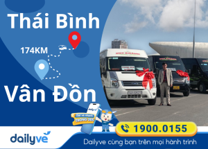 Vé xe từ Thái Bình đi Vân Đồn