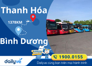 Vé xe từ Thanh Hóa đi Bình Dương