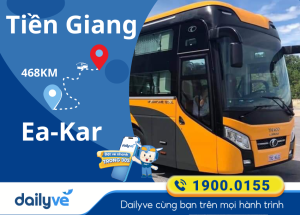 Vé xe từ Tiền Giang đi Ea Kar