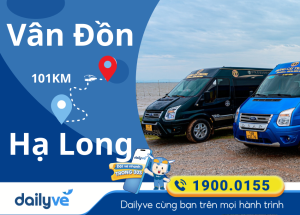 Vé xe từ Vân Đồn đi Hạ Long