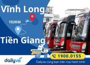 Vé xe từ Vĩnh Long đi Tiền Giang