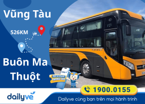Vé xe từ Vũng Tàu đi Buôn Ma Thuột