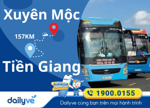 Vé xe từ Xuyên Mộc đi Tiền Giang