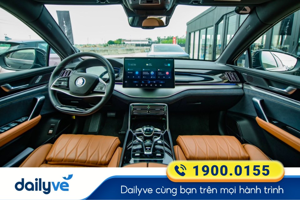 Xe điện 7 chỗ BYD từ Hồ Tràm đi Sài Gòn