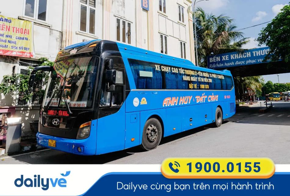 Nhà xe Anh Huy Đất Cảng từ Hoài Đức đi Hải Phòng