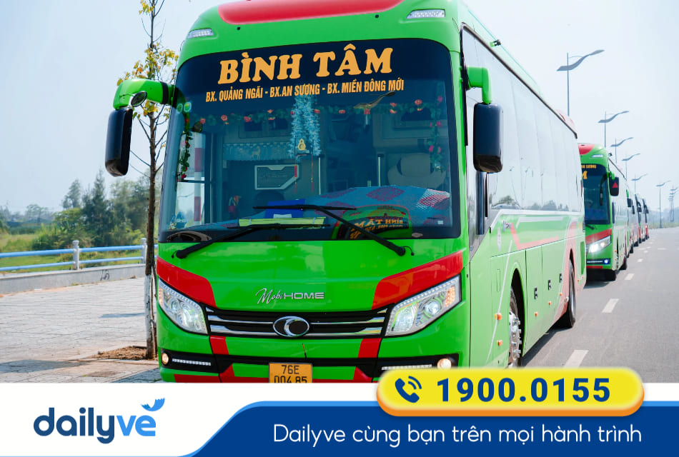 Nhà xe Bình Tâm từ Phan Rang đi Bình Thuận