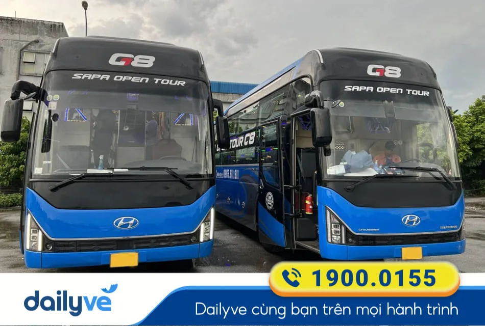 Nhà xe G8 SaPa Open Tour Phú Thọ đi Lào Cai