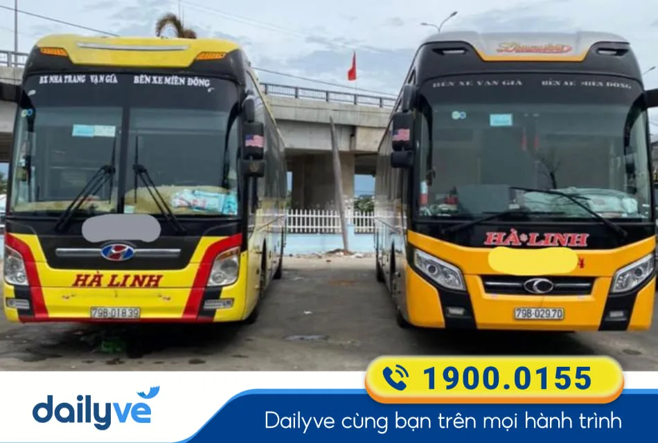 Nhà xe Hà Linh NT từ Bến xe Trung tâm Đà Nẵng đi Cam Ranh