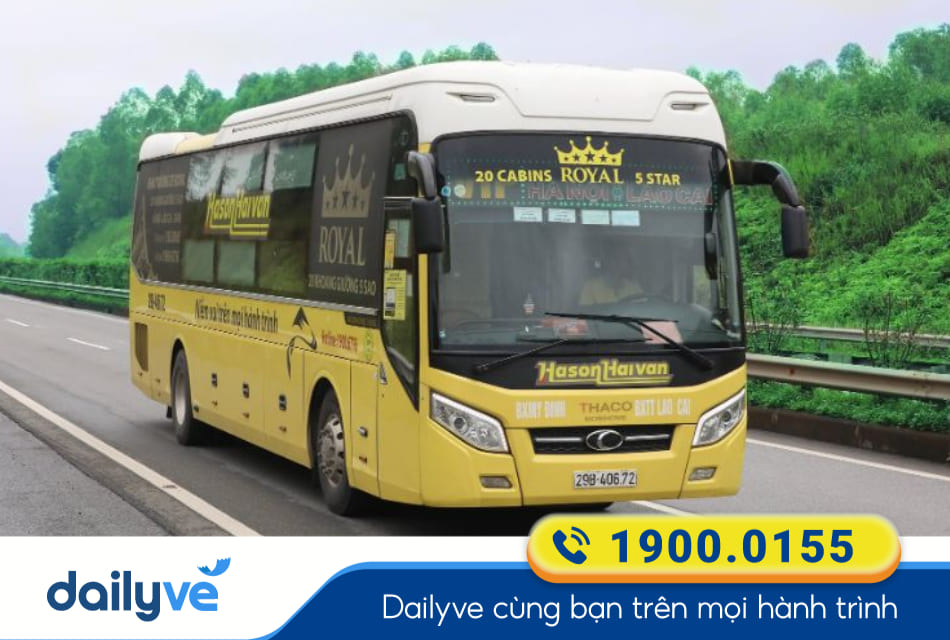 Nhà xe Hà Sơn (Vinh - Sapa) từ Sân bay Nội Bài đi Lào Cai