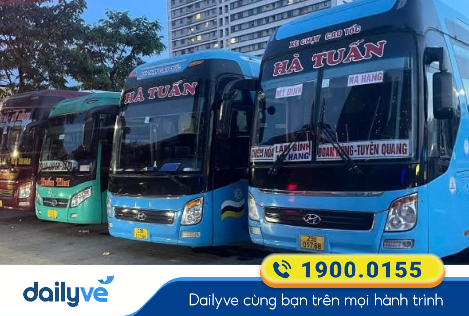 Nhà xe Hà Tuấn từ Bến xe Mỹ Đình đi Chiêm Hóa