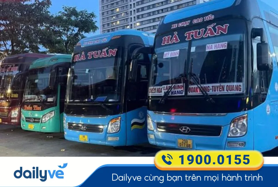 Nhà xe Hà Tuấn từ Bến xe Mỹ Đình đi Chiêm Hóa