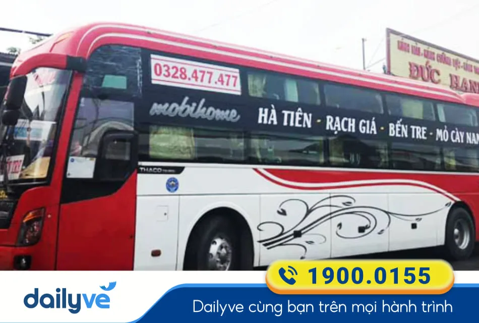 Nhà xe Hiền Vân từ Bạc Liêu đi Kiên Giang