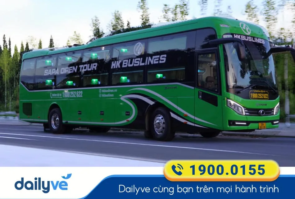 Nhà xe HK Buslines từ Sân bay Nội Bài đi Lào Cai