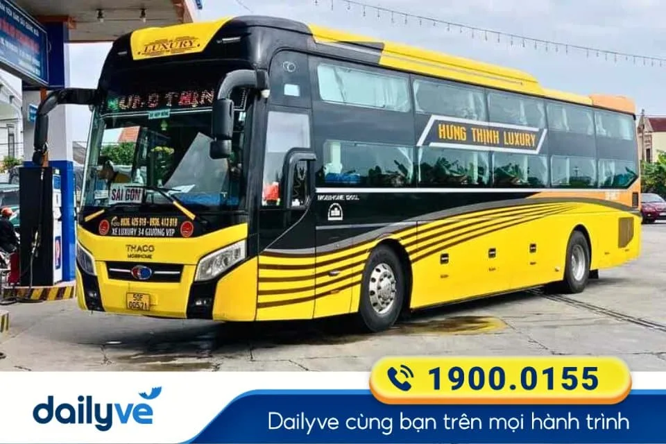 Nhà xe Hưng Thịnh (Quảng Ngãi) từ Hoài Nhơn đi Sài Gòn