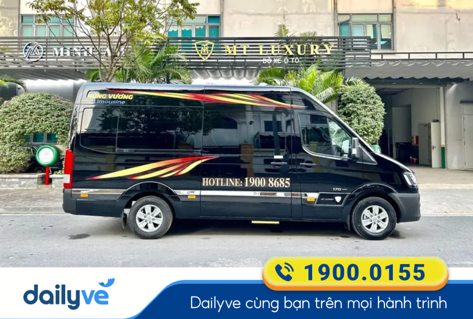 Nhà xe Hùng Vương từ Sân bay Nội Bài đi Việt Trì