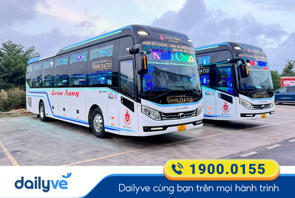 Nhà xe Loan Sáng từ Bến xe An Sương đi Gia Nghĩa