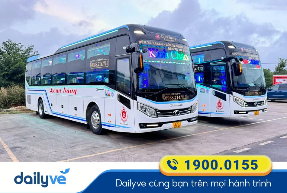 Nhà xe Loan Sáng từ Bến xe An Sương đi Gia Nghĩa