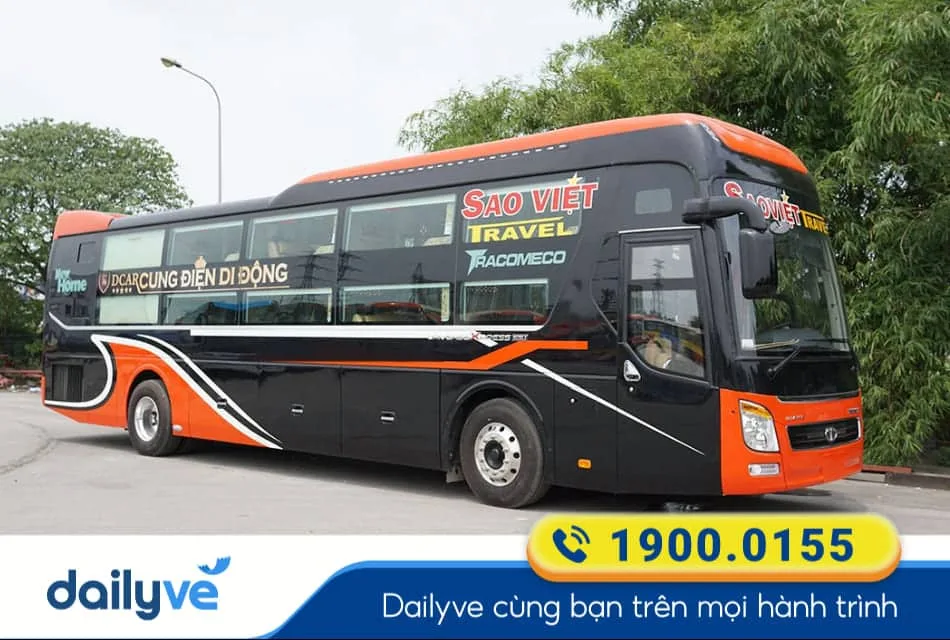 Nhà xe Sao Việt từ Cầu Giấy đi Lào Cai