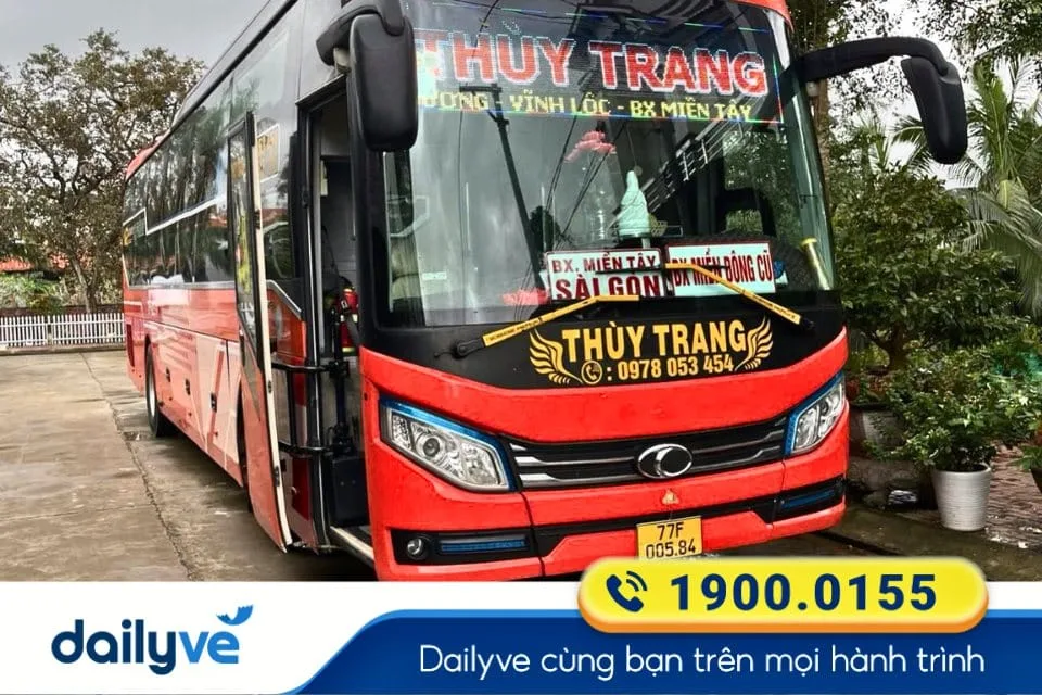 Nhà xe Thùy Trang Bình Định từ Ngã Ba Trị An đi Phù Mỹ