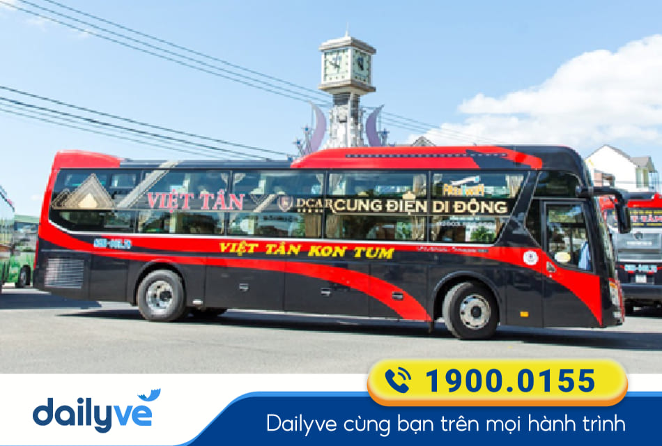 Nhà xe Việt Tân từ Kon Tum đi Quảng Nam