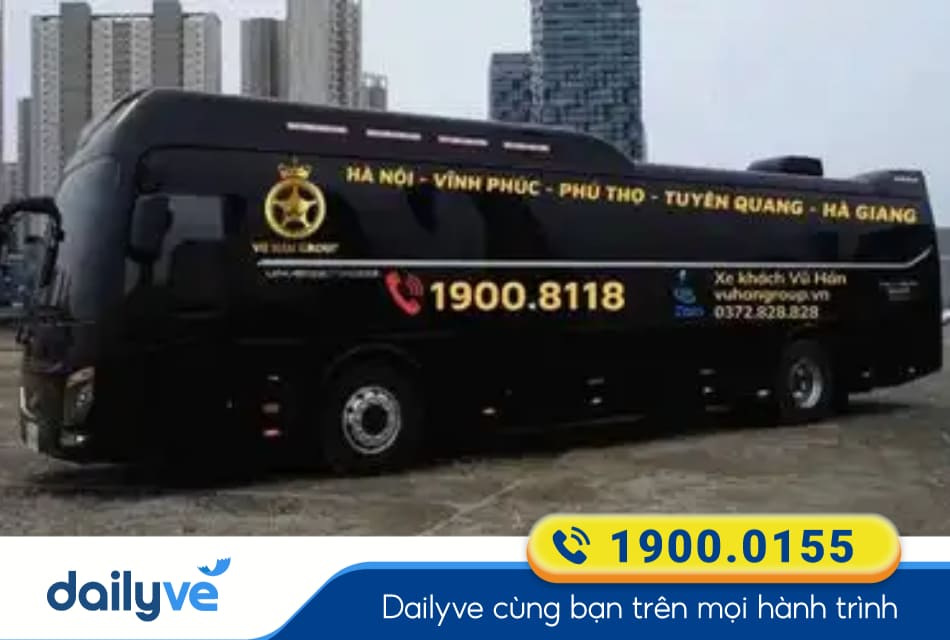 Nhà xe Vũ Hán Group từ Bến xe Mỹ Đình đi Chiêm Hóa