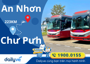 Vé xe từ An Nhơn đi Chư Pưh