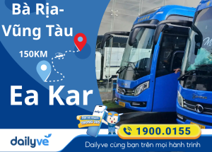 Vé xe từ Bà Rịa Vũng Tàu đi Ea Kar