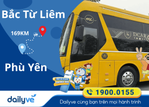 Vé xe từ Bắc Từ Liêm đi Phù Yên