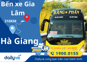 Vé xe từ Bến xe Gia Lâm đi Hà Giang