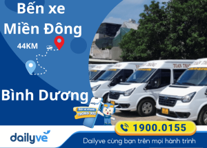 Vé xe từ Bến xe Miền Đông đi Bình Dương