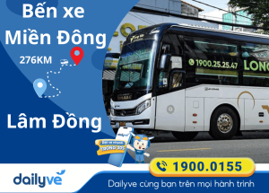 Vé xe từ Bến xe Miền Đông đi Lâm Đồng