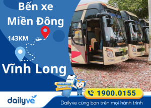 Vé xe từ Bến xe Miền Đông đi Vĩnh Long